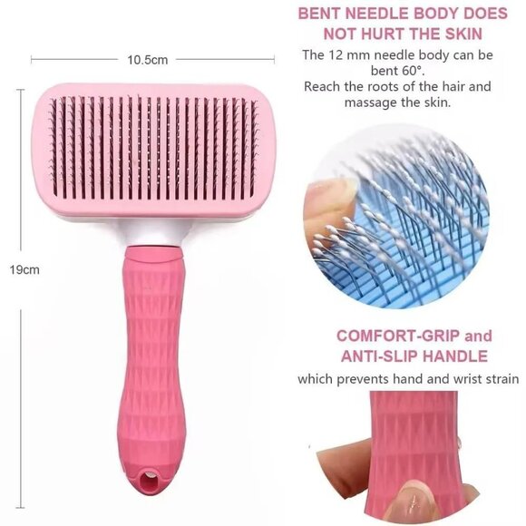 Dog Brush, Cat Brush, Pet Brush for Long and Short Hair, Pet Grooming Brush - Picture 5 of 11